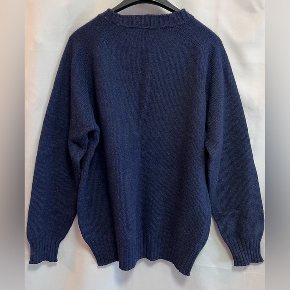 Saddlebread Vintage Sweater Mens Sz Large ‎ Wool Outdoor Blue / Navy - Picture 3 of 8